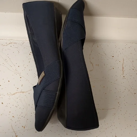 Navy Anne Klein Ballet Flats Slip Ons Size 7 Otavia Dress Shoes - Picture 5 of 9
